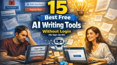15 Best Free AI Writing Tools Without Login (No Sign-Up BS)