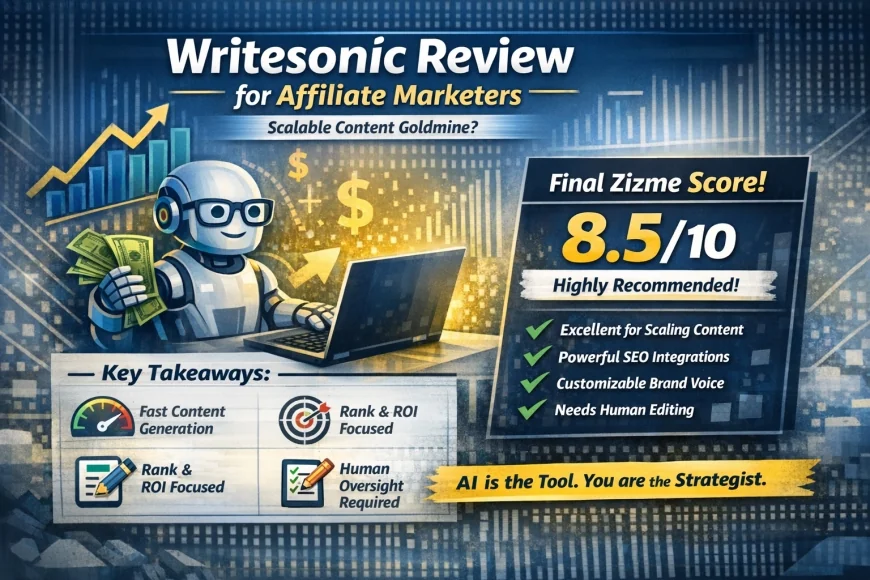 Writesonic Review for Affiliate Marketers: Scalable Content Goldmine?