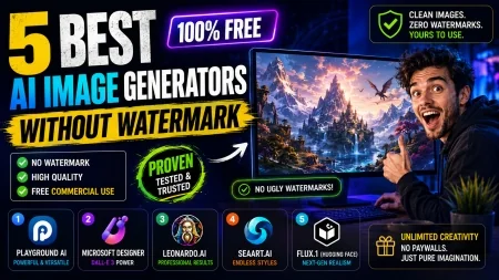 5 Best Free AI Image Generators Without Watermark (Proven)