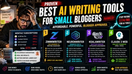 Proven Best AI Writing Tools for Small Bloggers Ranked