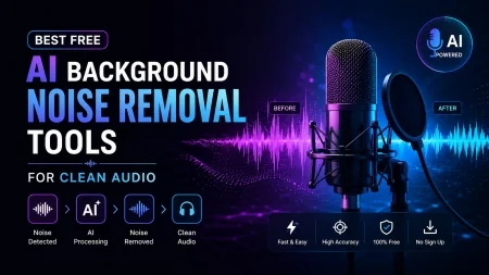 Best Free AI Background Noise Removal Tools for Clean Audio