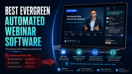 Best Evergreen Automated Webinar Software: Simulating Chat Without Losing Trust
