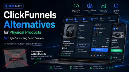 ClickFunnels Alternatives for Physical Products: Build High-Converting Ecom Funnels (Without Looking Like a 2015 Scam)
