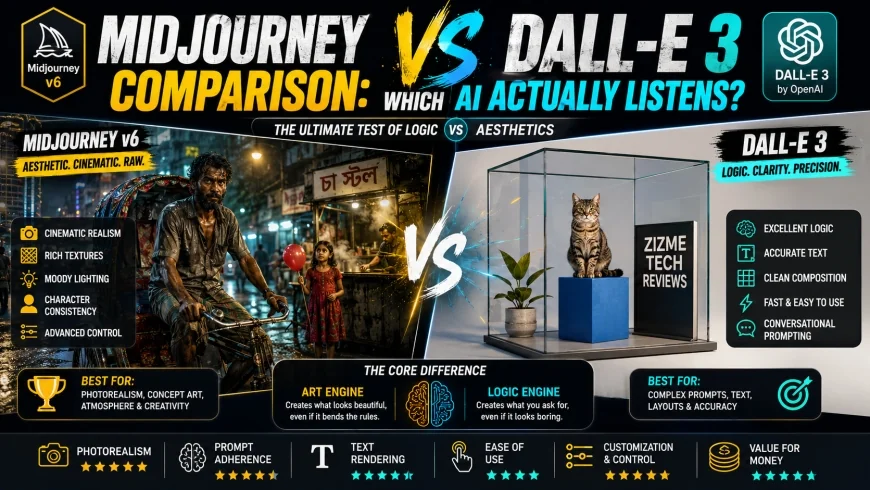 Midjourney vs DALL-E 3 Comparison: Which AI Actually Listens?