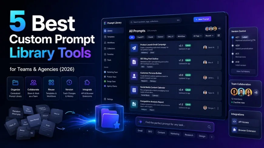 5 Best Custom Prompt Library Tools for Teams & Agencies (2026)