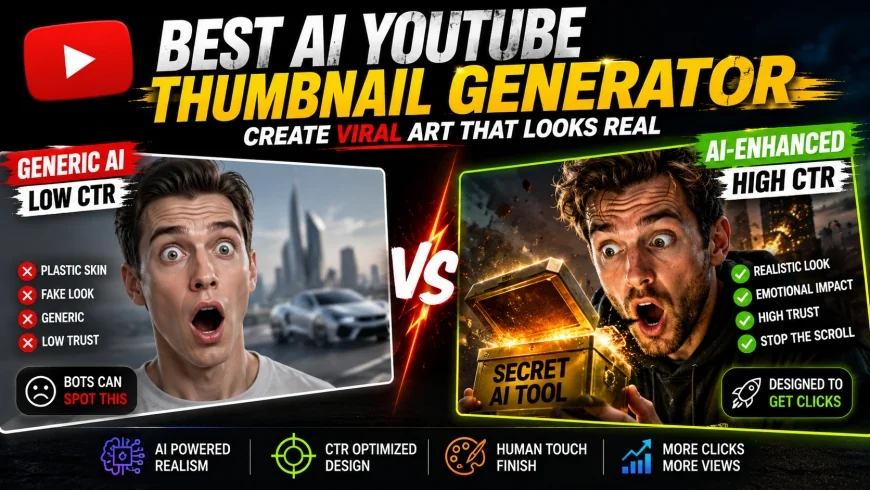 Best AI YouTube Thumbnail Generator: Create Viral Art That Looks Real