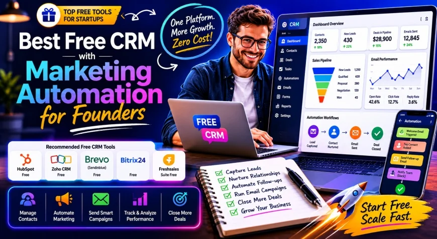 Best Free CRM with Marketing Automation for Founders