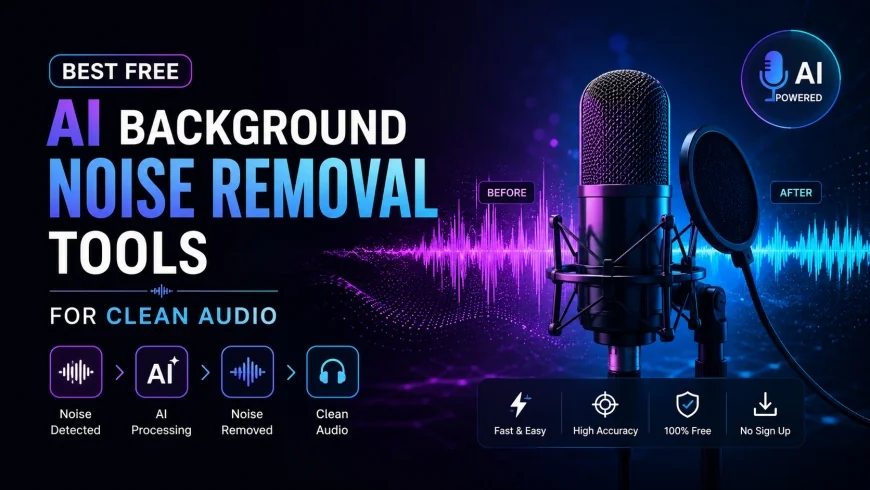 Best Free AI Background Noise Removal Tools for Clean Audio