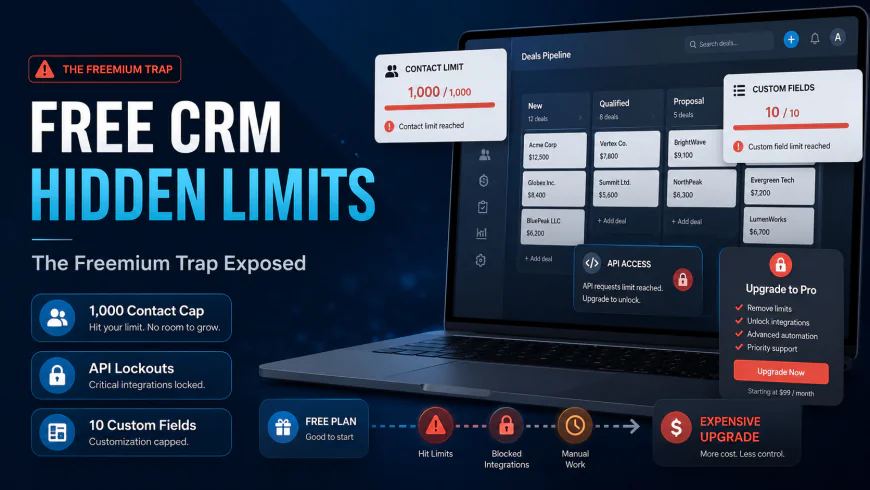 Free CRM Hidden Limits and Costs: The Freemium Trap Exposed