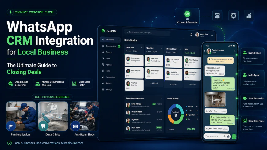 WhatsApp CRM Integration for Local Business: The Ultimate Guide to Closing Deals