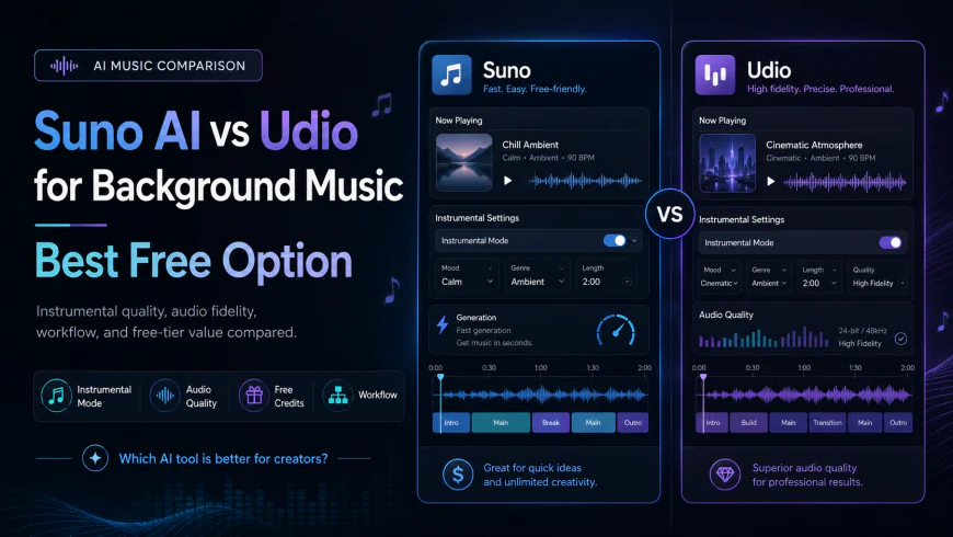 Suno AI vs Udio for Background Music: Best Free Option