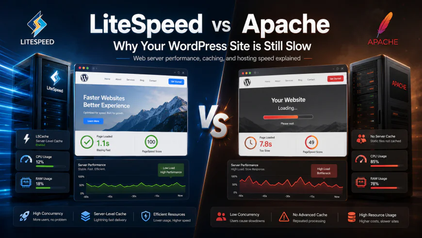 LiteSpeed vs Apache Web Server Hosting: Why Your WordPress Site is Still Slow