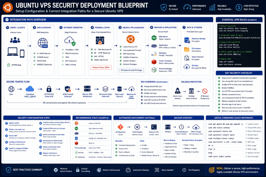 Setup configuration blueprint showing correct integration paths for Ubuntu VPS security deployment